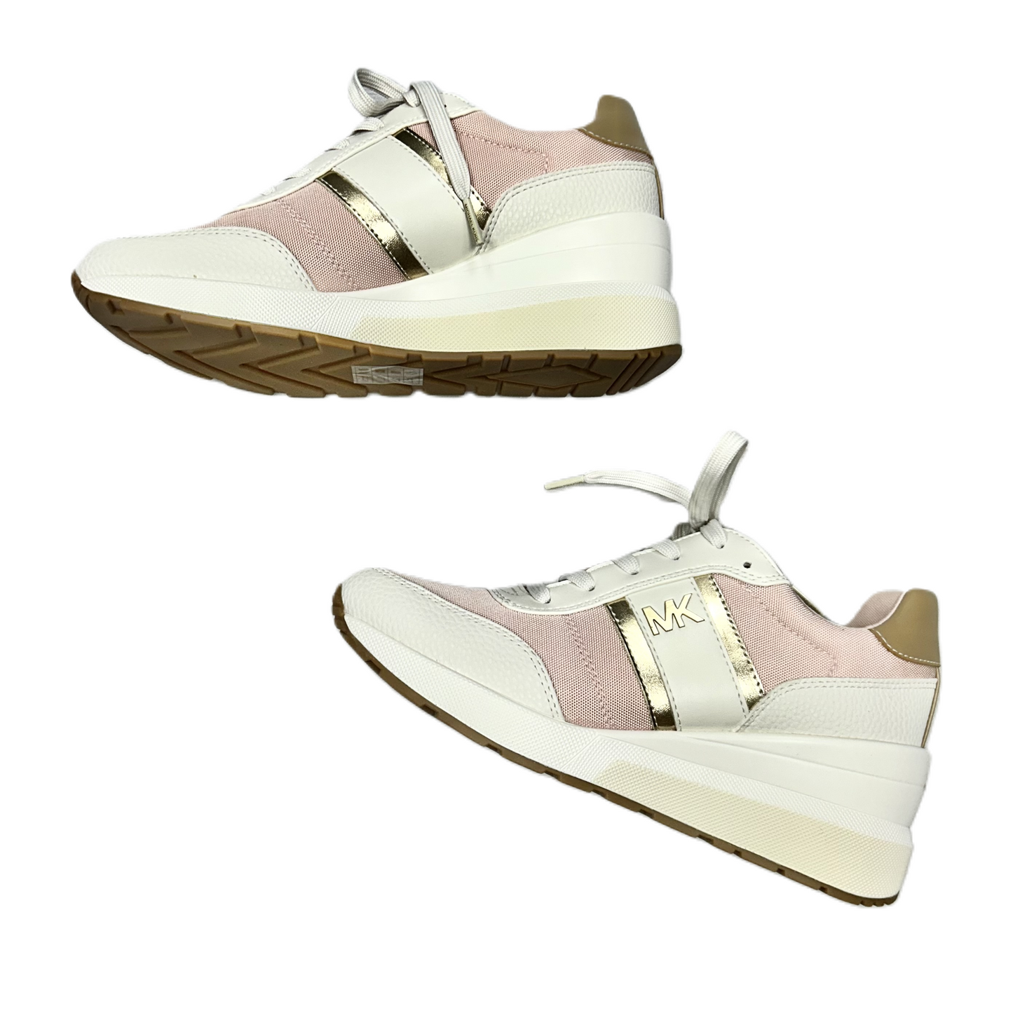 Shoes Sneakers By Michael By Michael Kors In Pink & White, Size: 6.5