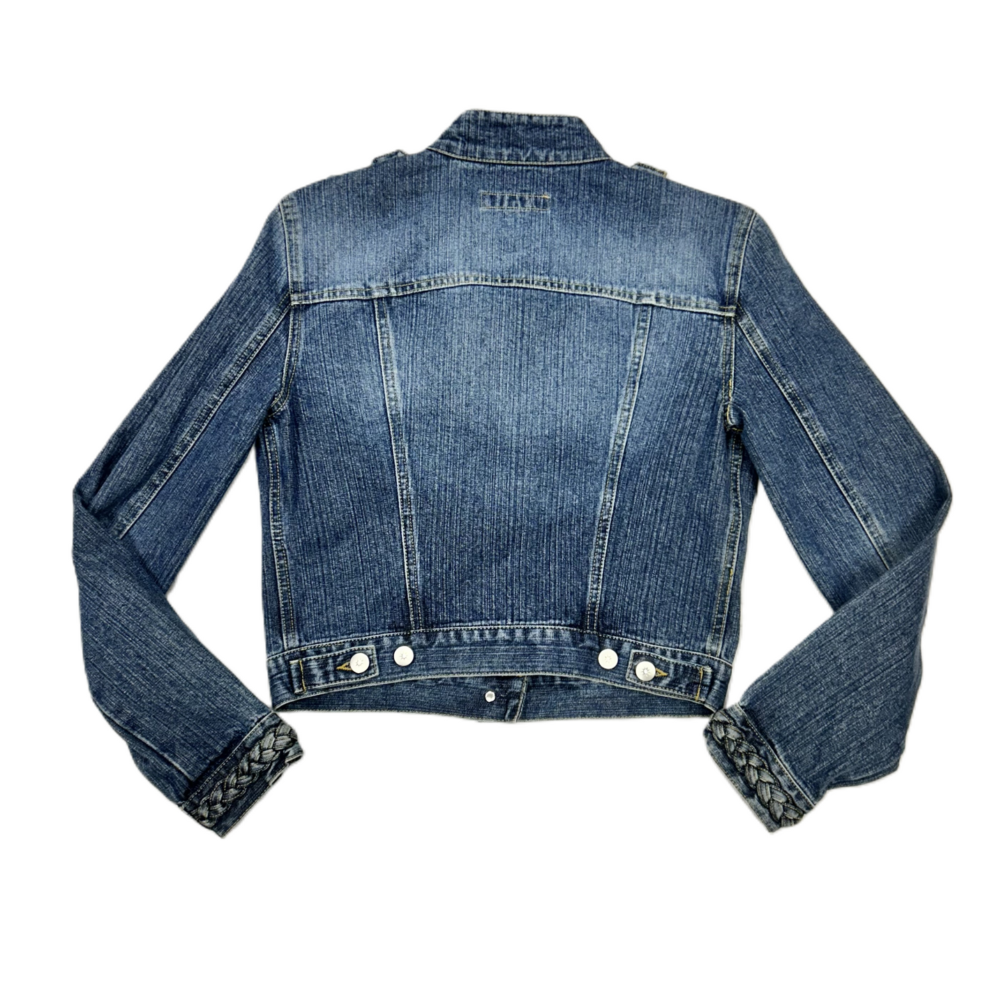 Jacket Designer By See By Chloe In Blue Denim, Size: M