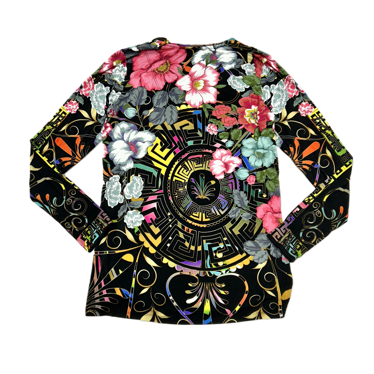 Top Long Sleeve By Johnny Was In Floral Print, Size: Xs