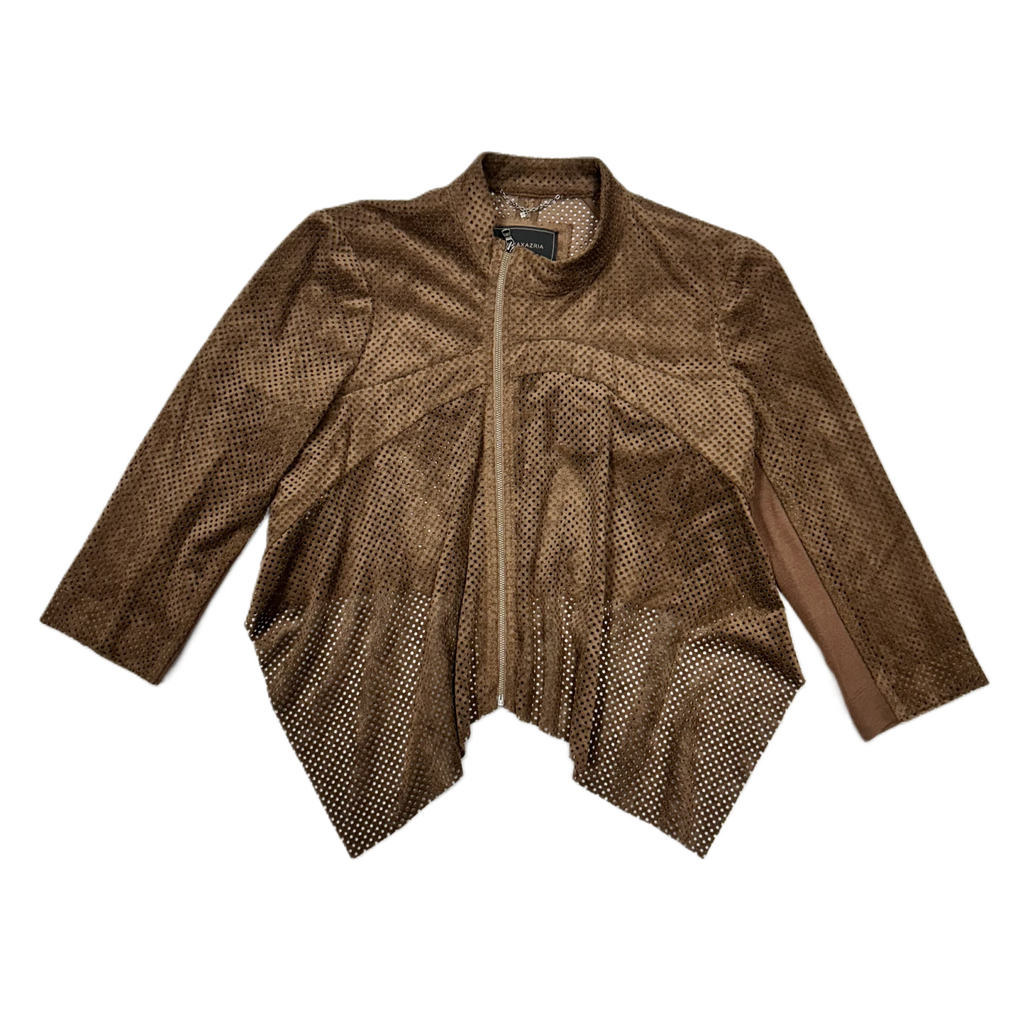 Jacket Moto By Bcbgmaxazria In Brown, Size: S