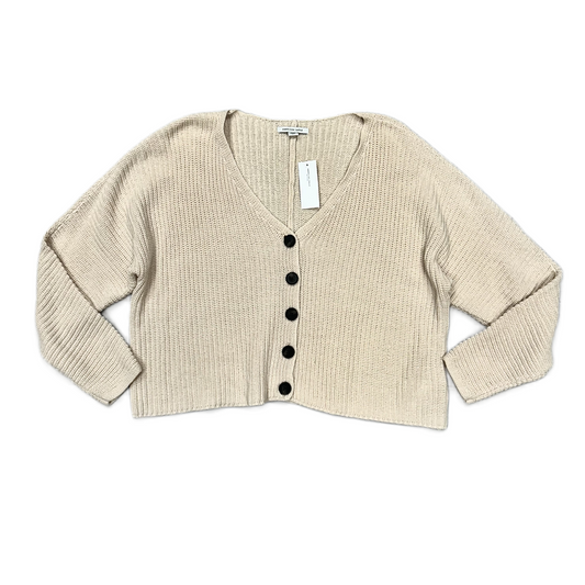 Sweater Cardigan By American Eagle In Cream, Size: M