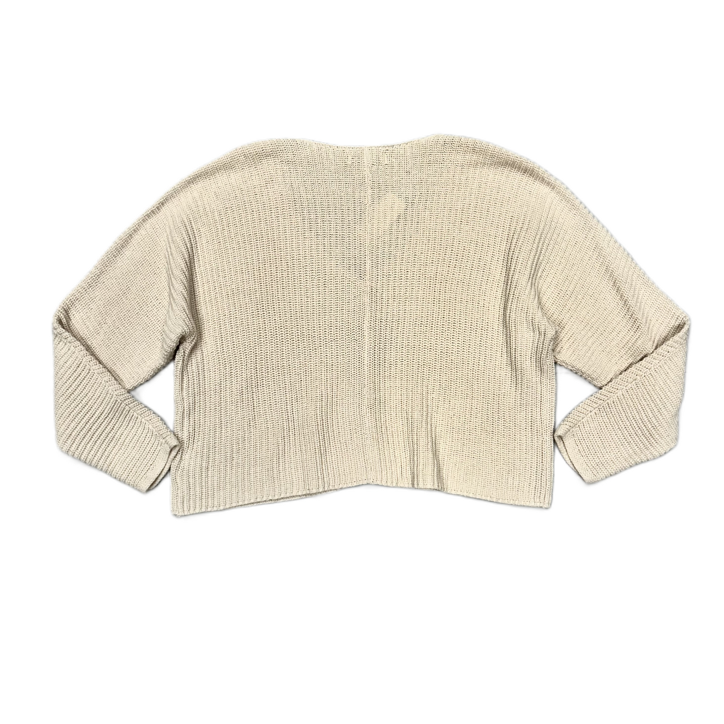 Sweater Cardigan By American Eagle In Cream, Size: M