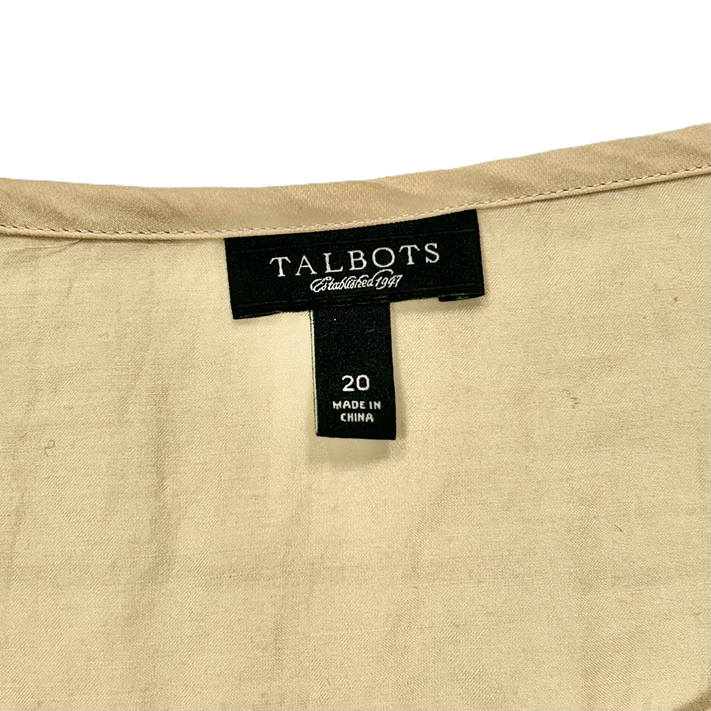 Blouse Long Sleeve By Talbots  Size: 2x