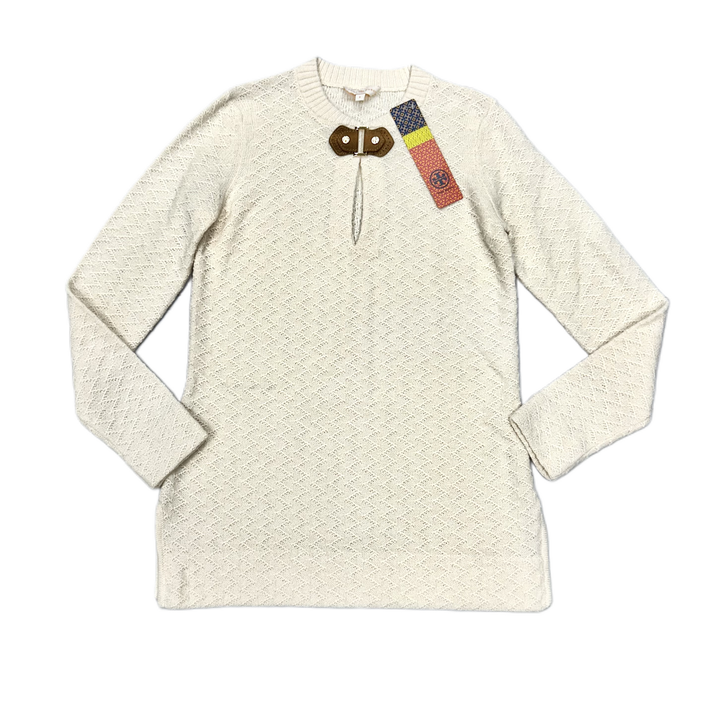 Sweater Designer By Tory Burch In Cream, Size: S