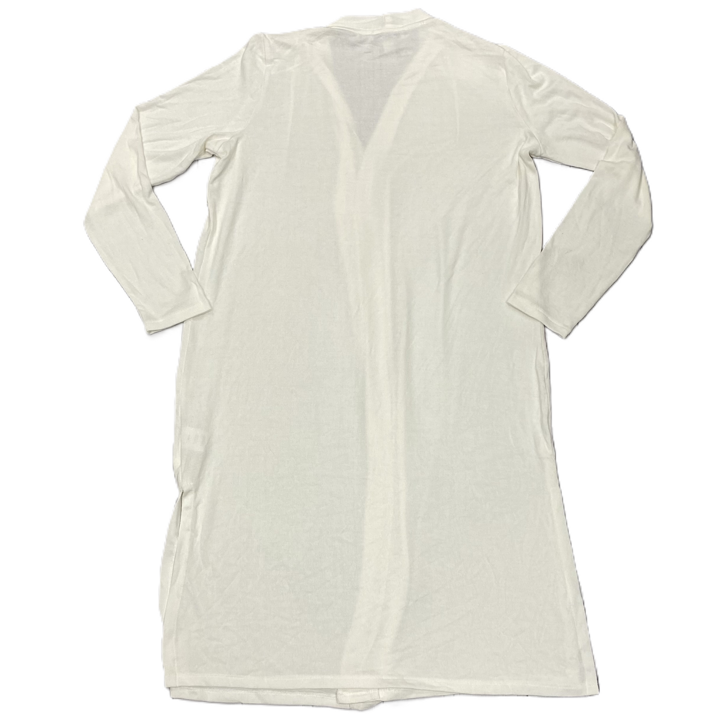 White Sweater Cardigan By H For Halston, Size: M