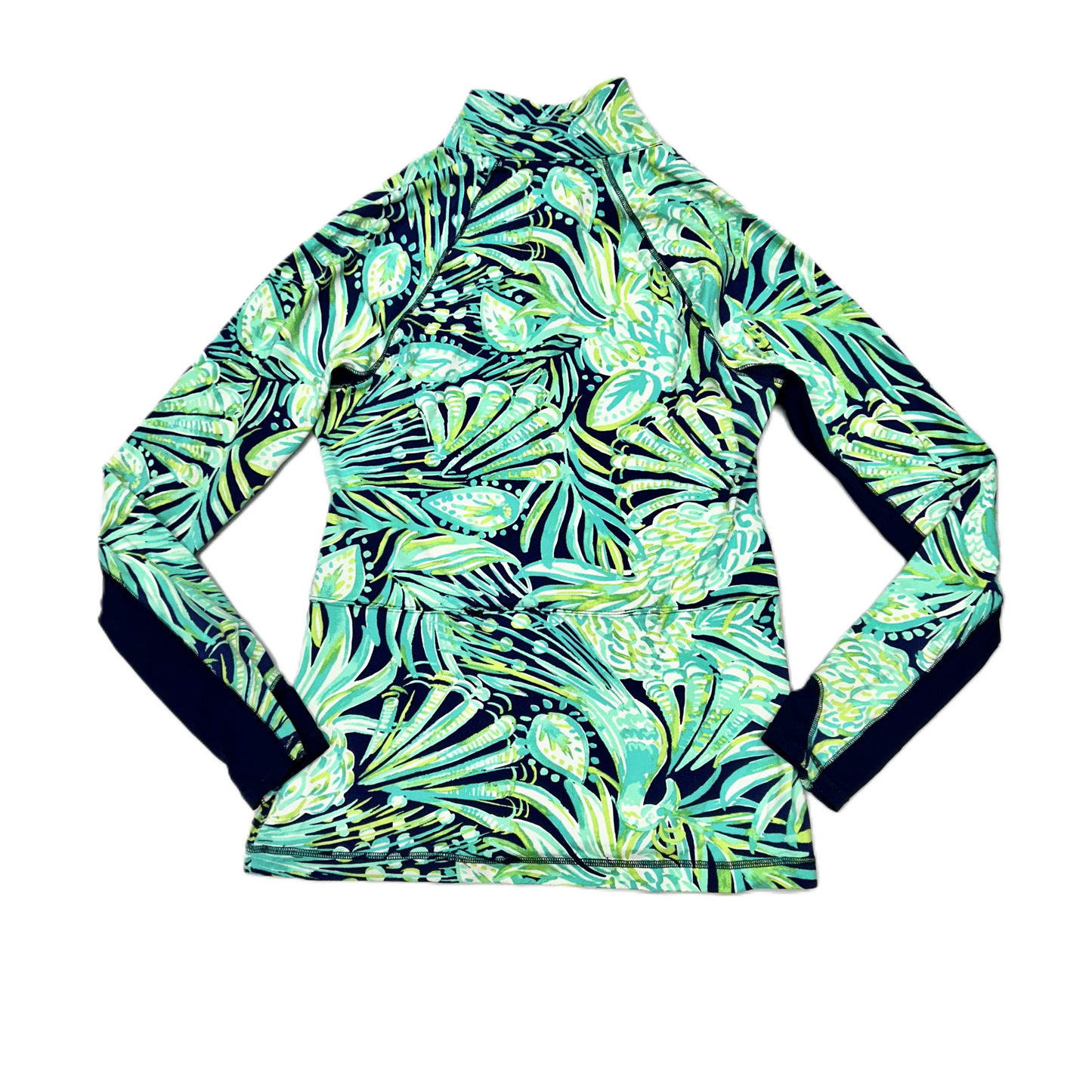 Blue & Green Jacket Designer By Lilly Pulitzer, Size: S