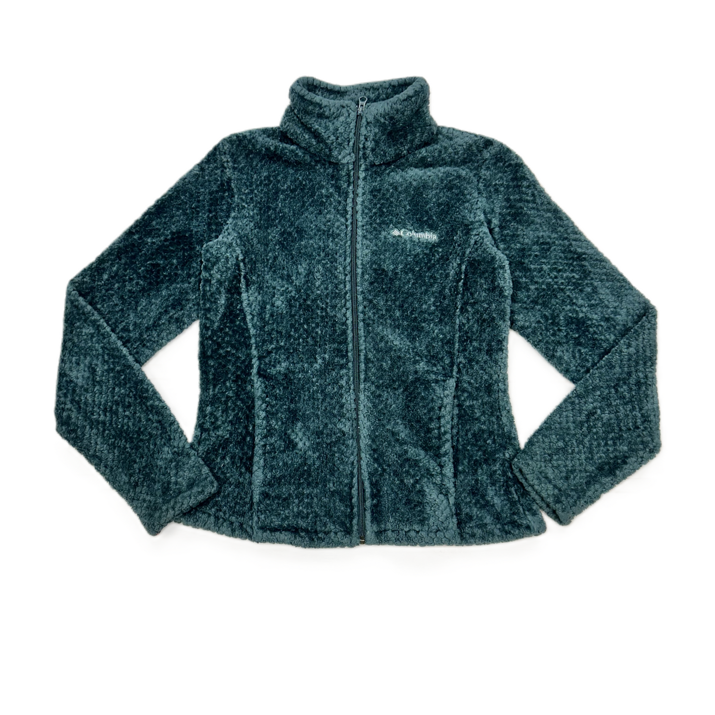 Green Jacket Fleece By Columbia, Size: S