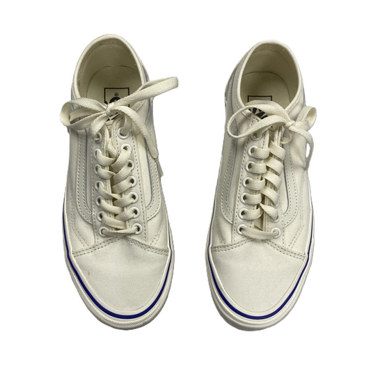 Shoes Sneakers By Vans In Cream, Size: 8