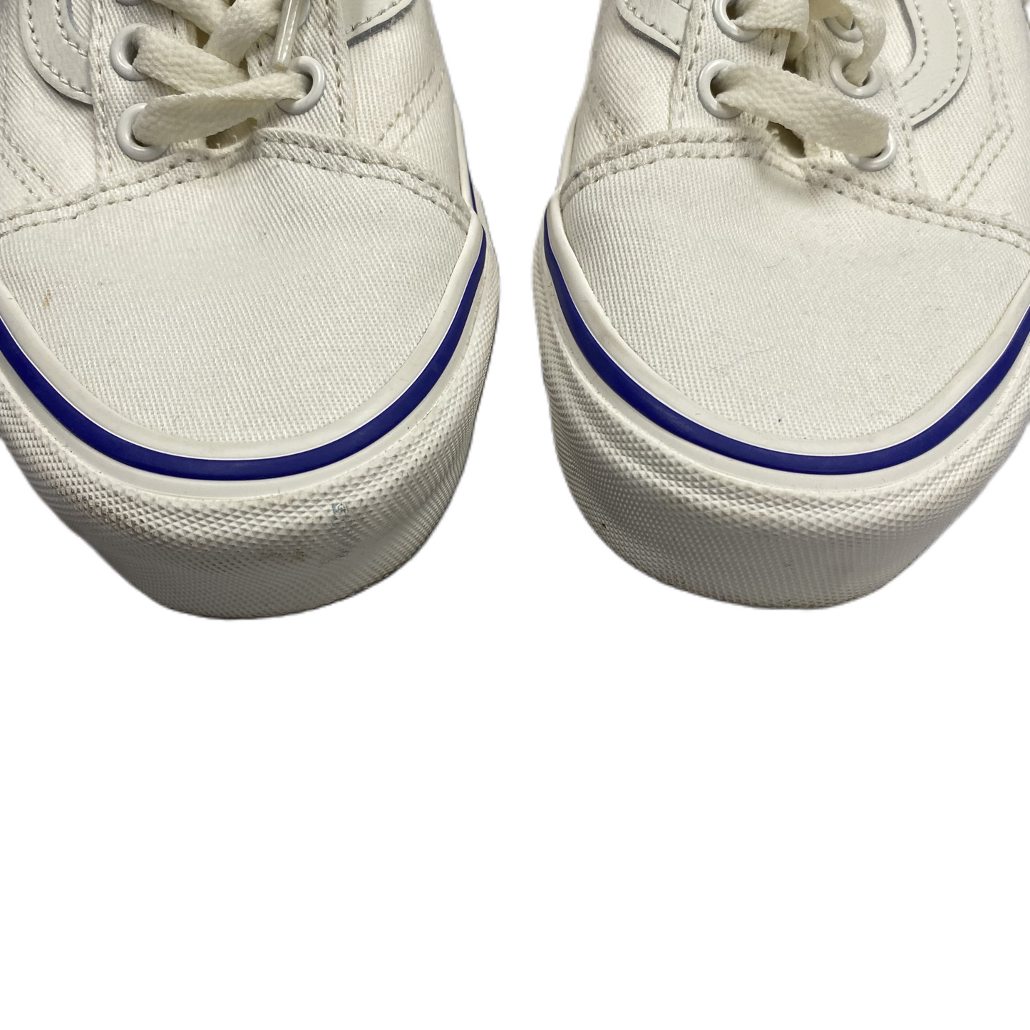 Shoes Sneakers By Vans In Cream, Size: 8