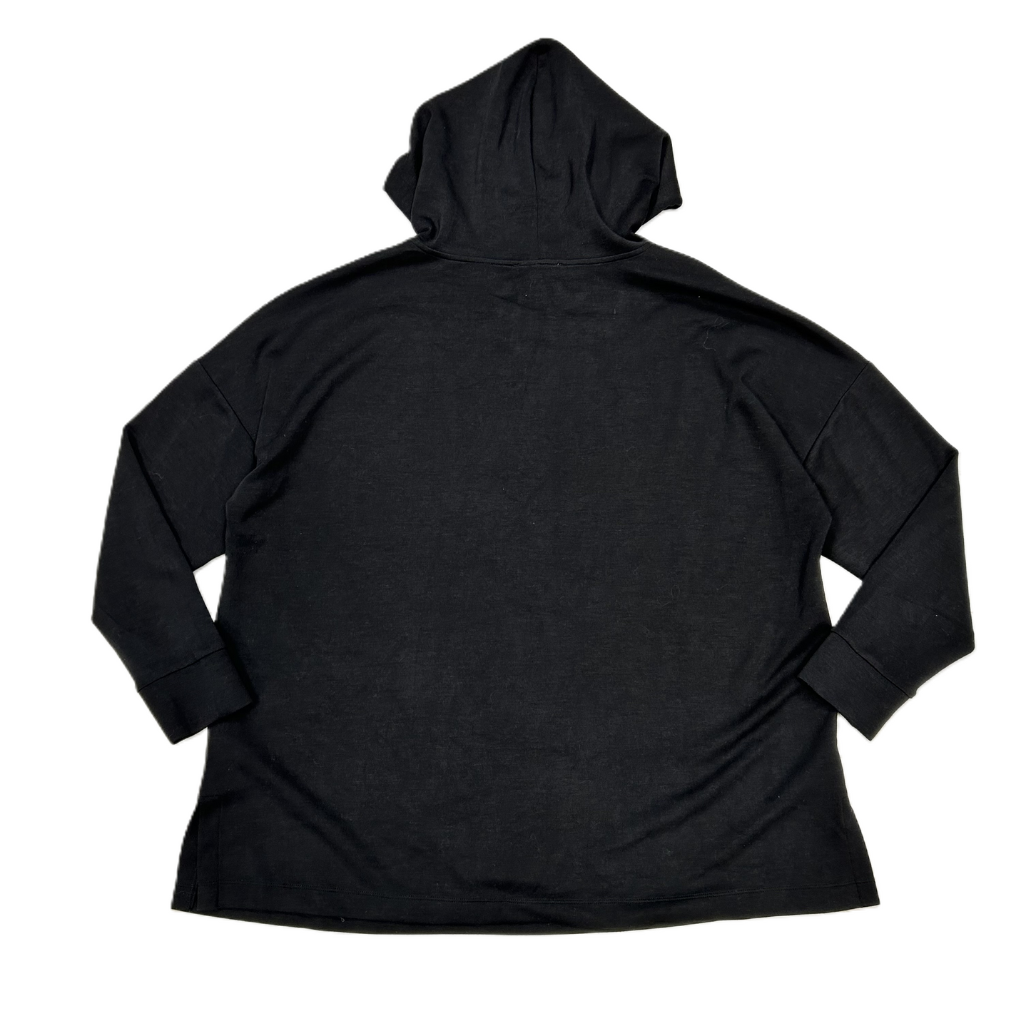 Athletic Sweatshirt Hoodie By Cable And Gauge In Black, Size: 1x