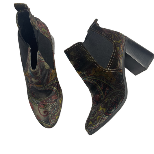 Boots Ankle Heels By Bp In Multi-colored, Size: 12