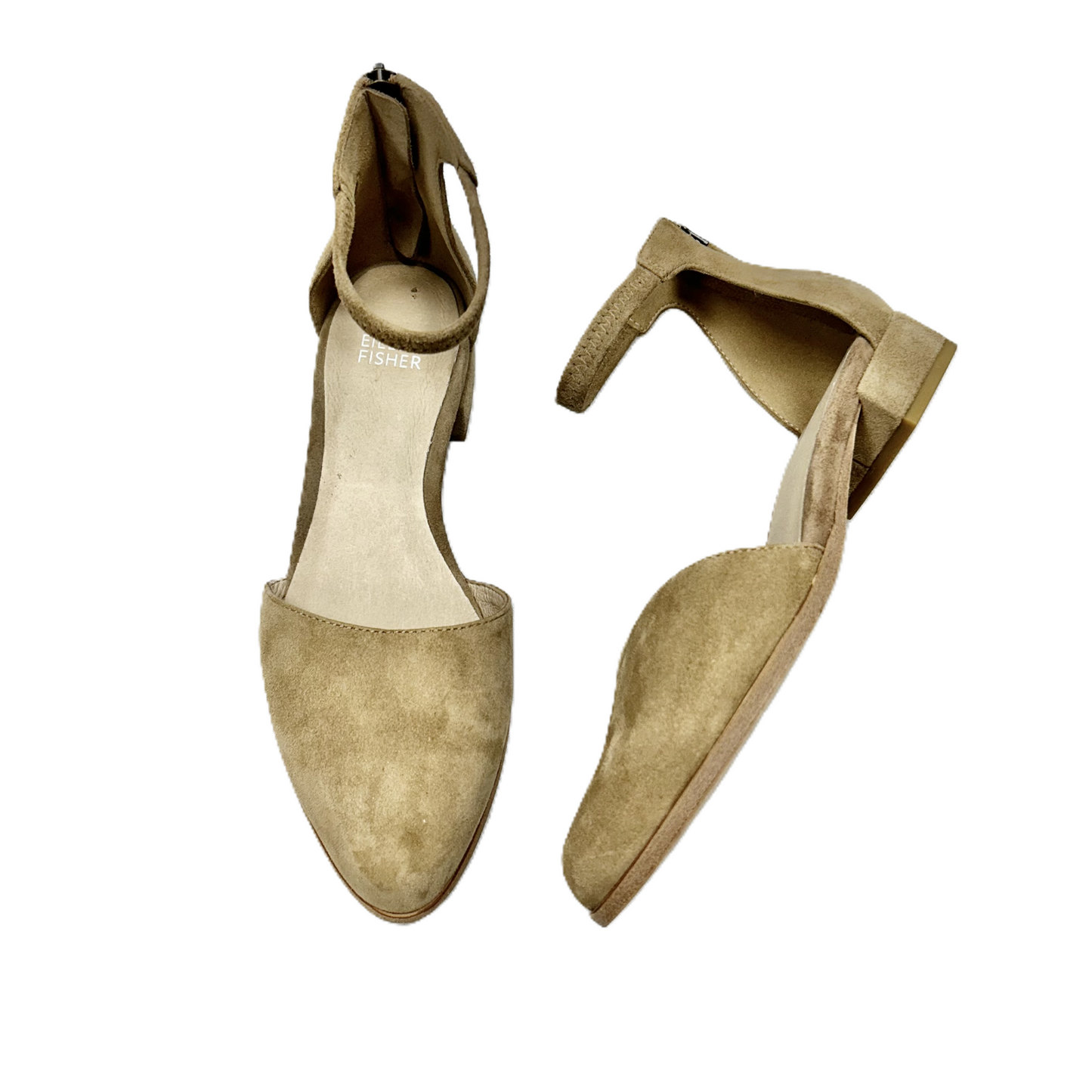 Shoes Flats By Eileen Fisher In Tan, Size: 6