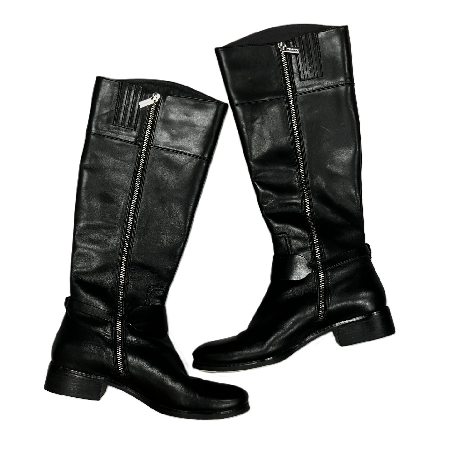 Boots Designer By Michael Kors In Black, Size: 9.5