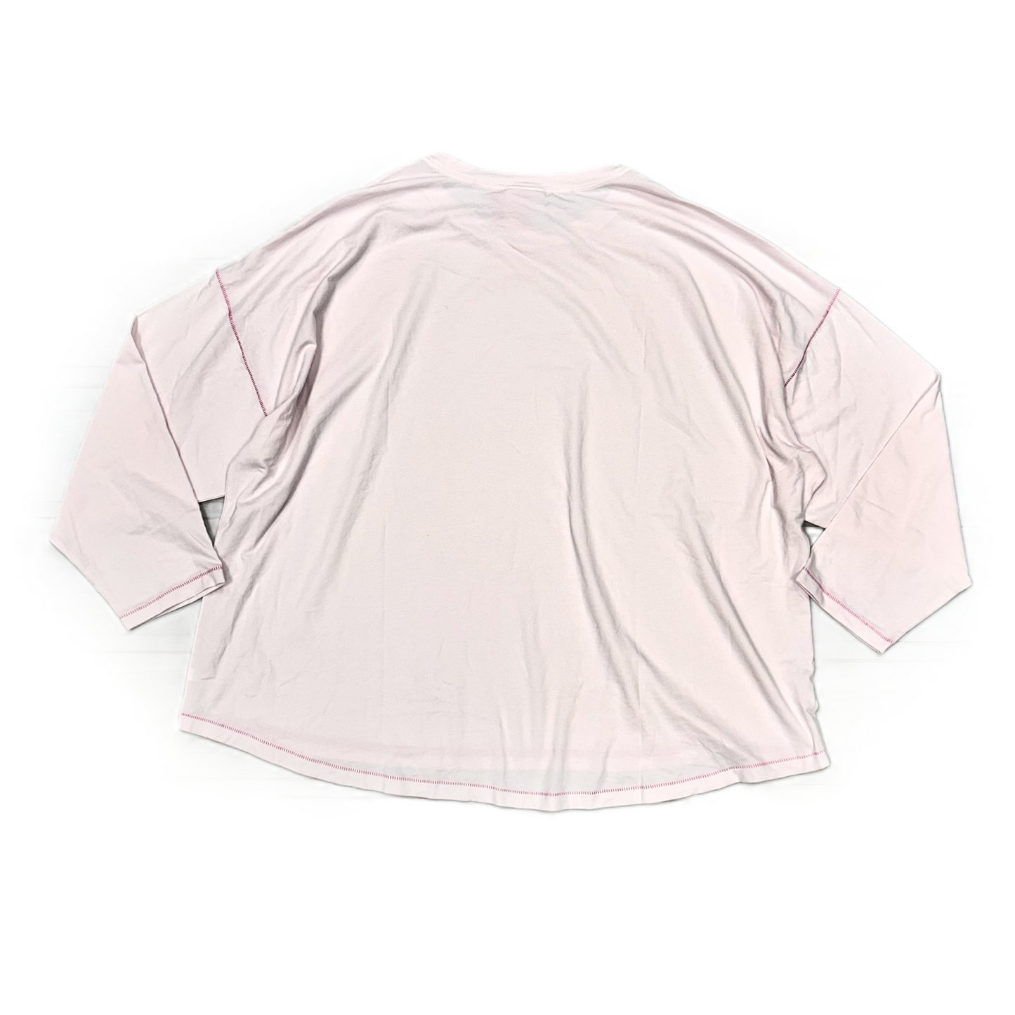 Athletic Top Long Sleeve Crewneck By Terez In Pink, Size: 3x