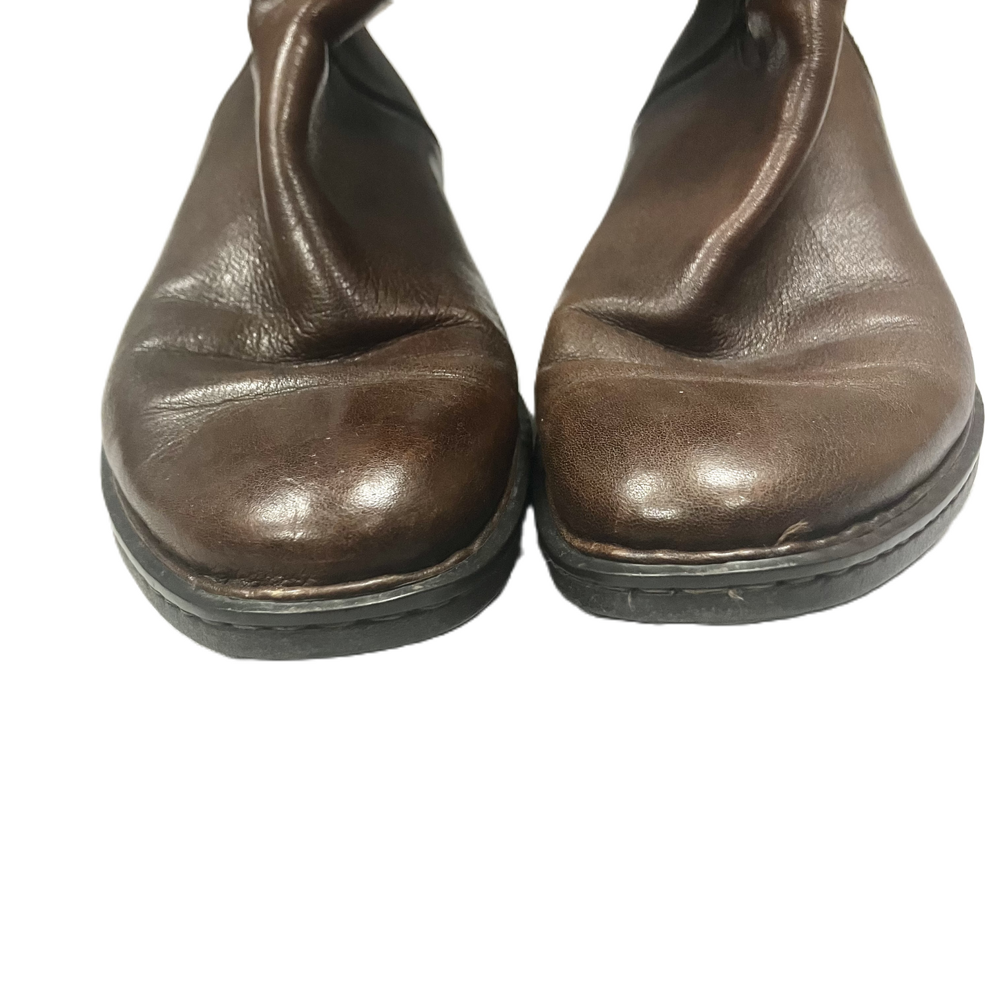 Boots Knee Flats By Born In Brown, Size: 8