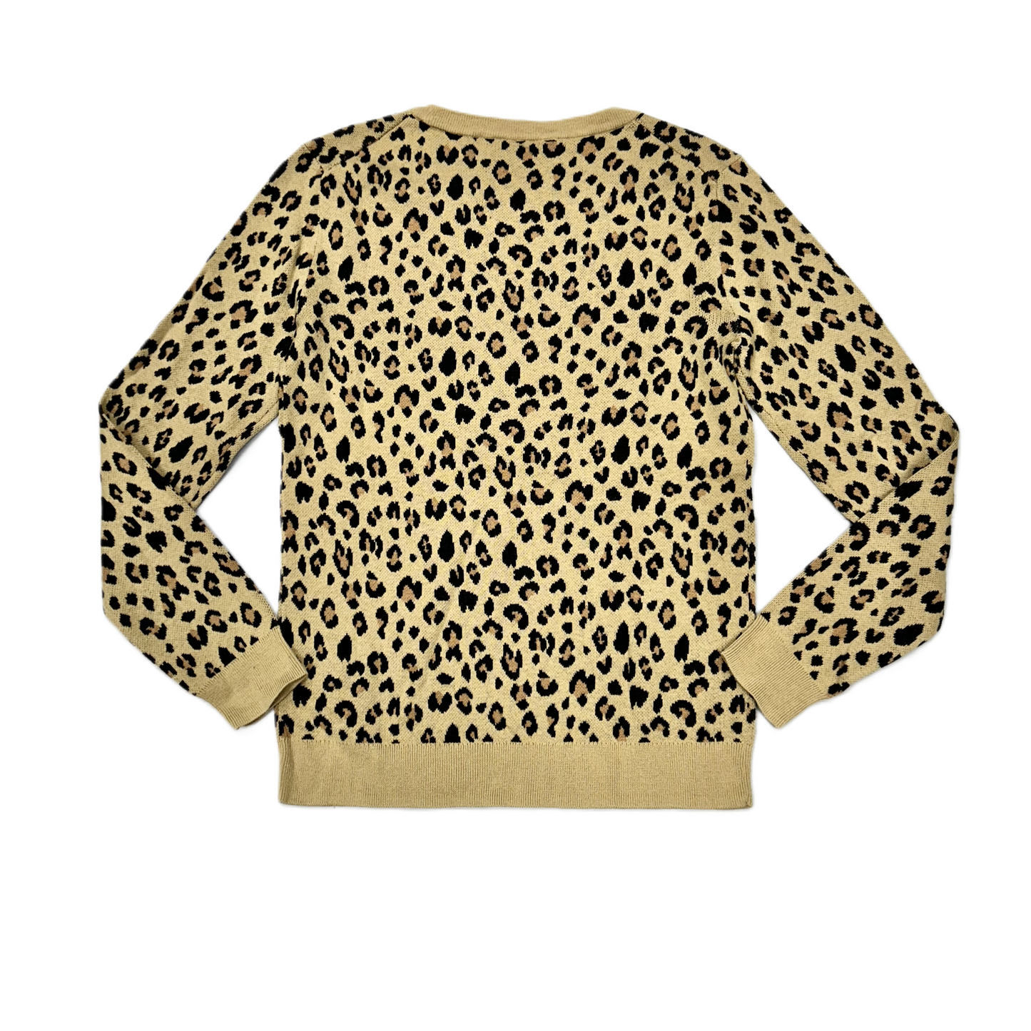 Sweater By J. Crew In Leopard Print, Size: Xs