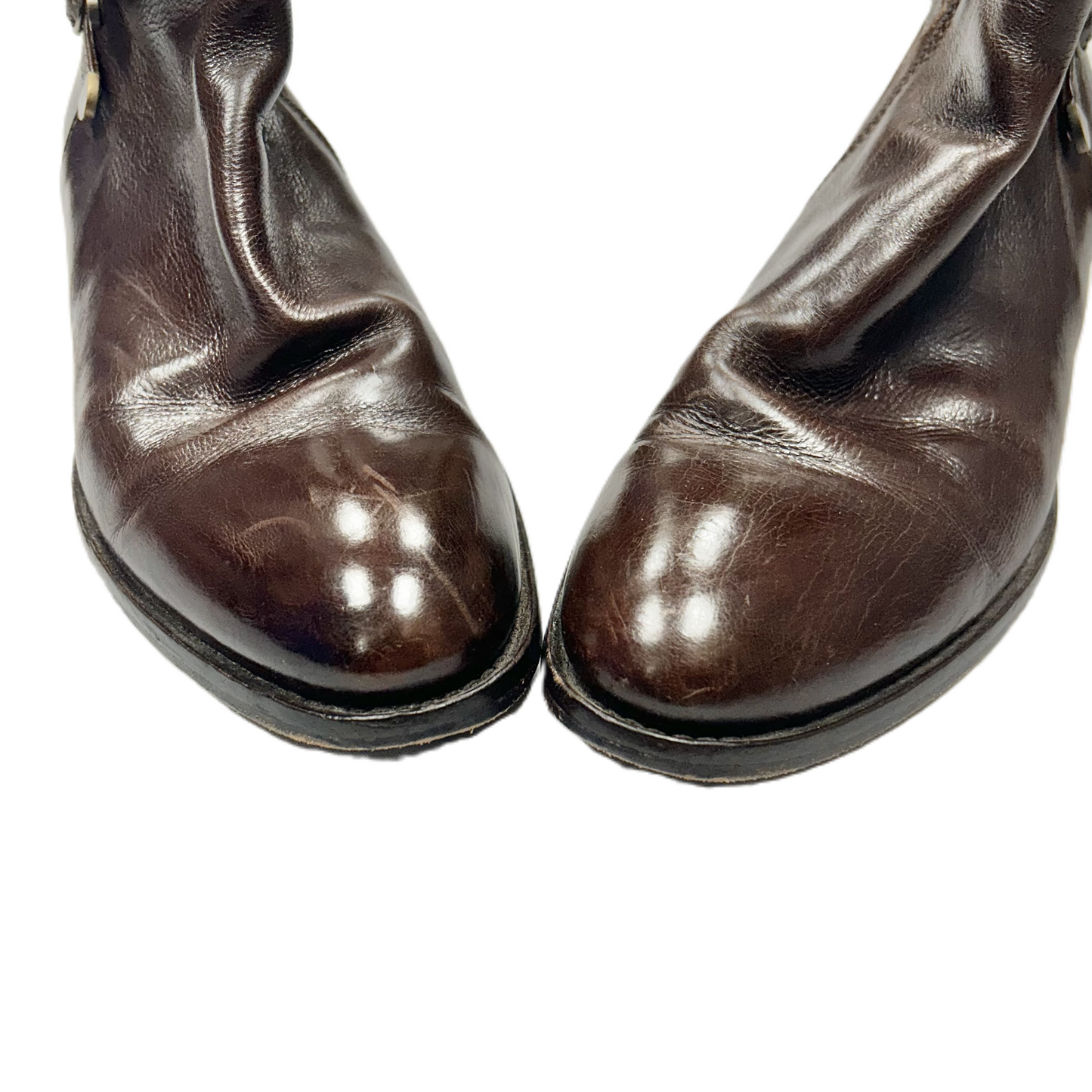 Boots Leather By Tenazione In Brown, Size: 6.5