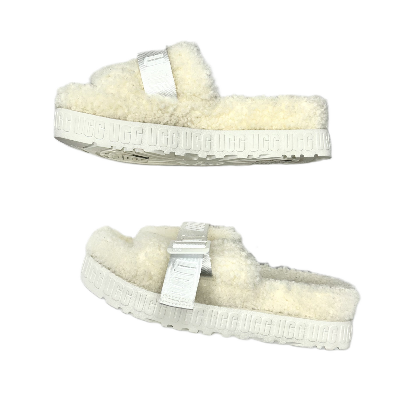 Shoes Designer By Ugg In Cream, Size: 9