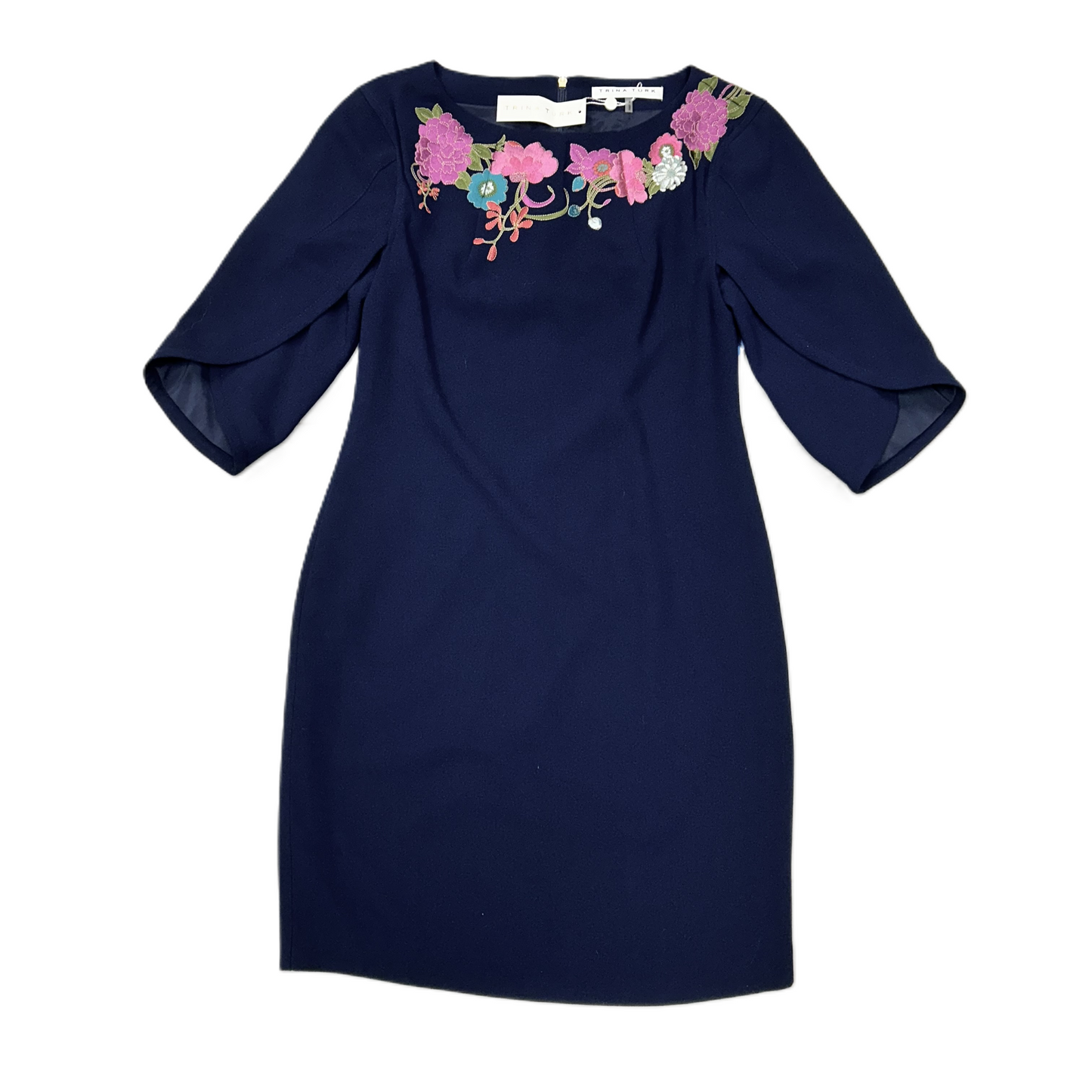 Dress Party Midi By Trina Turk In Navy, Size: Xs