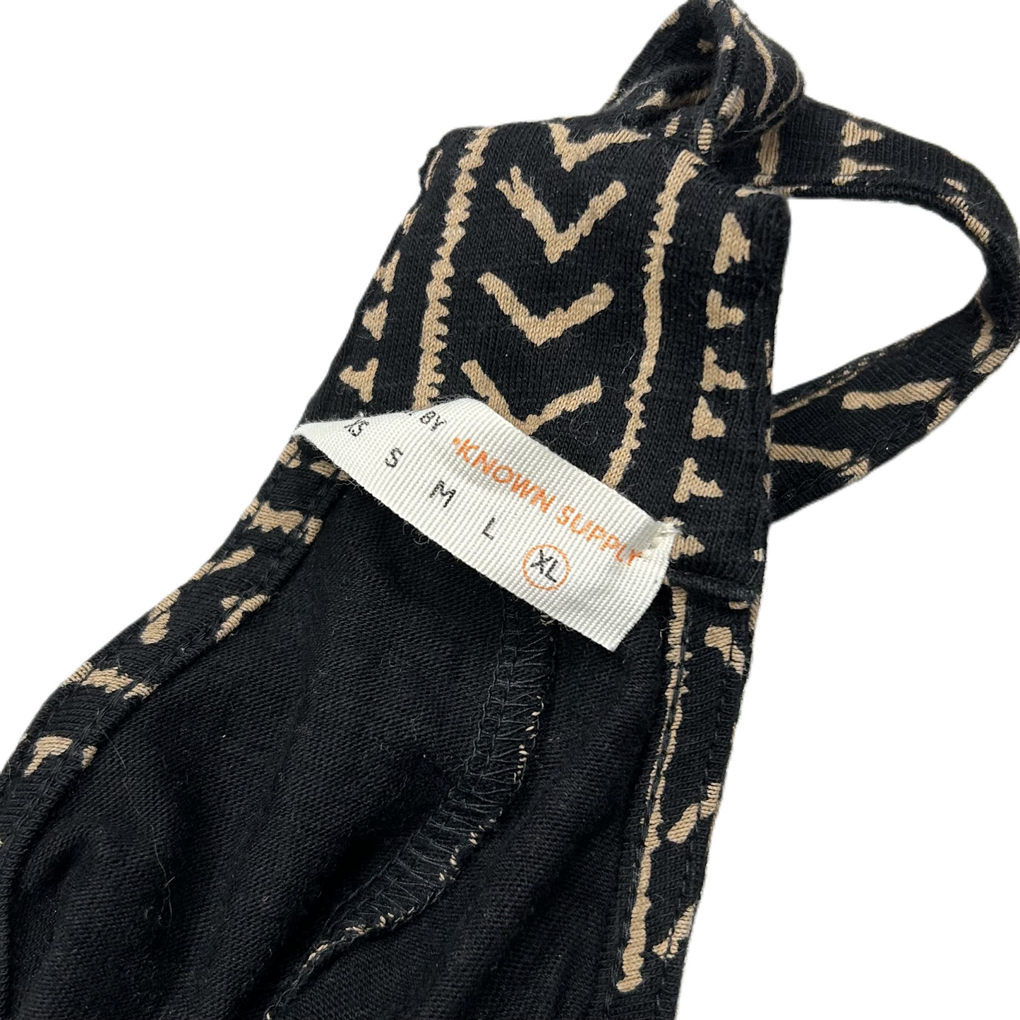 Overalls By Natural By Known Supply In Black & Tan, Size: Xl