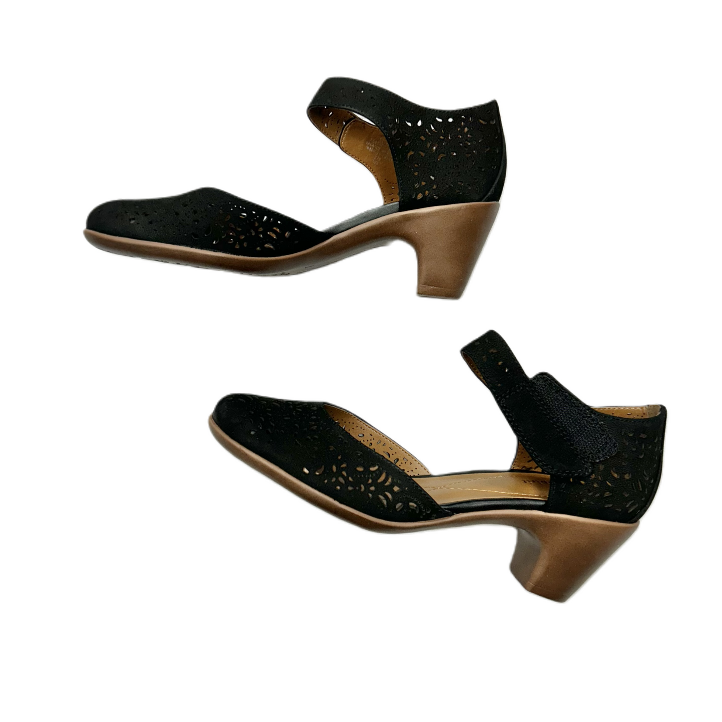 Shoes Heels Kitten By Easy Spirit In Black, Size: 7