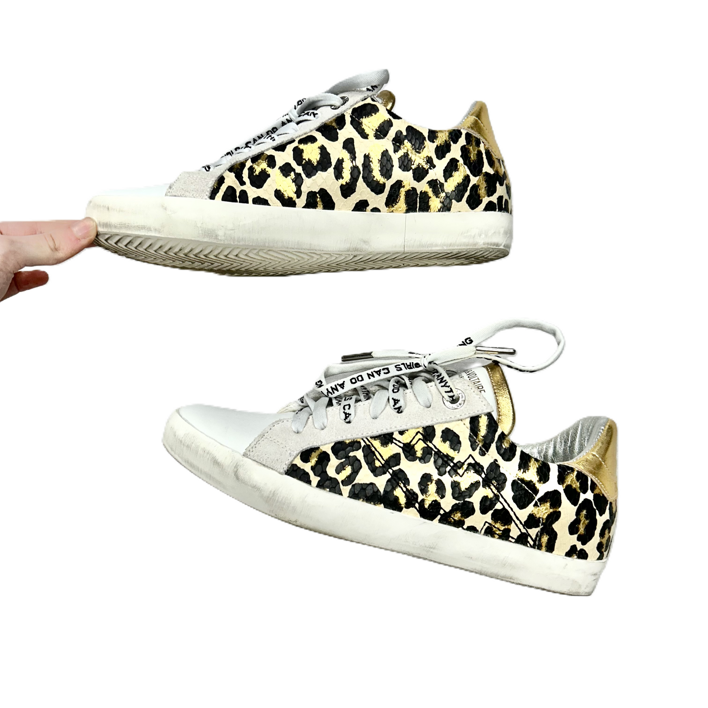 Shoes Sneakers By Zadig And Voltaire In Leopard Print, Size: 8