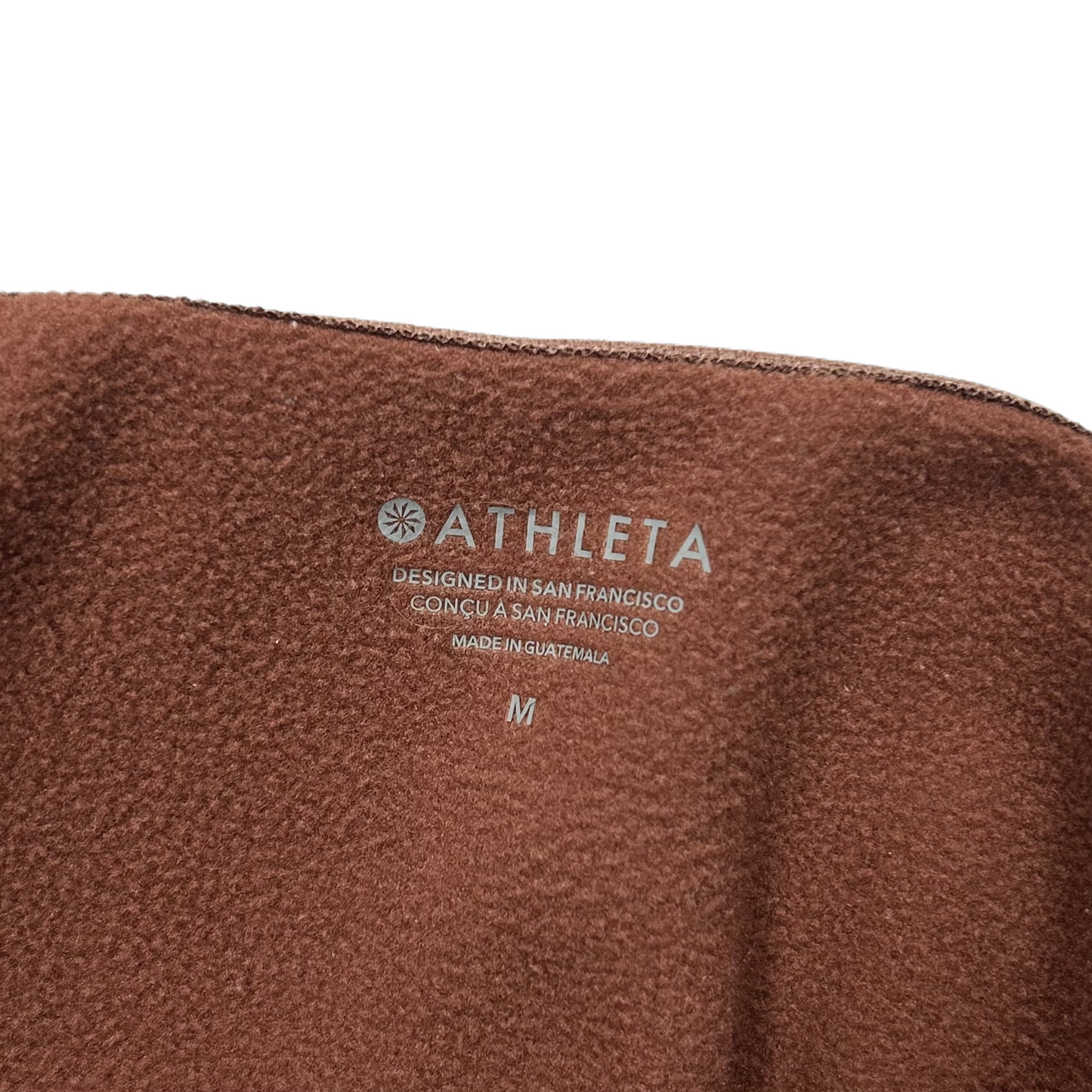 Athletic Fleece By Athleta In Rust, Size: M