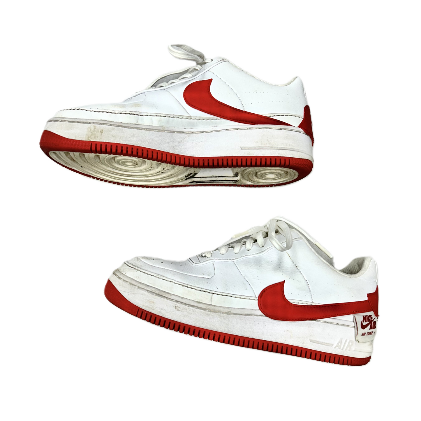 Shoes Sneakers By Nike In Red & White, Size: 9.5