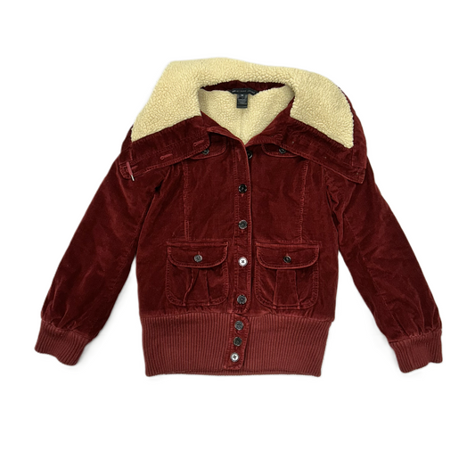 Jacket Designer By Marc By Marc Jacobs In Red & Tan, Size: Xs