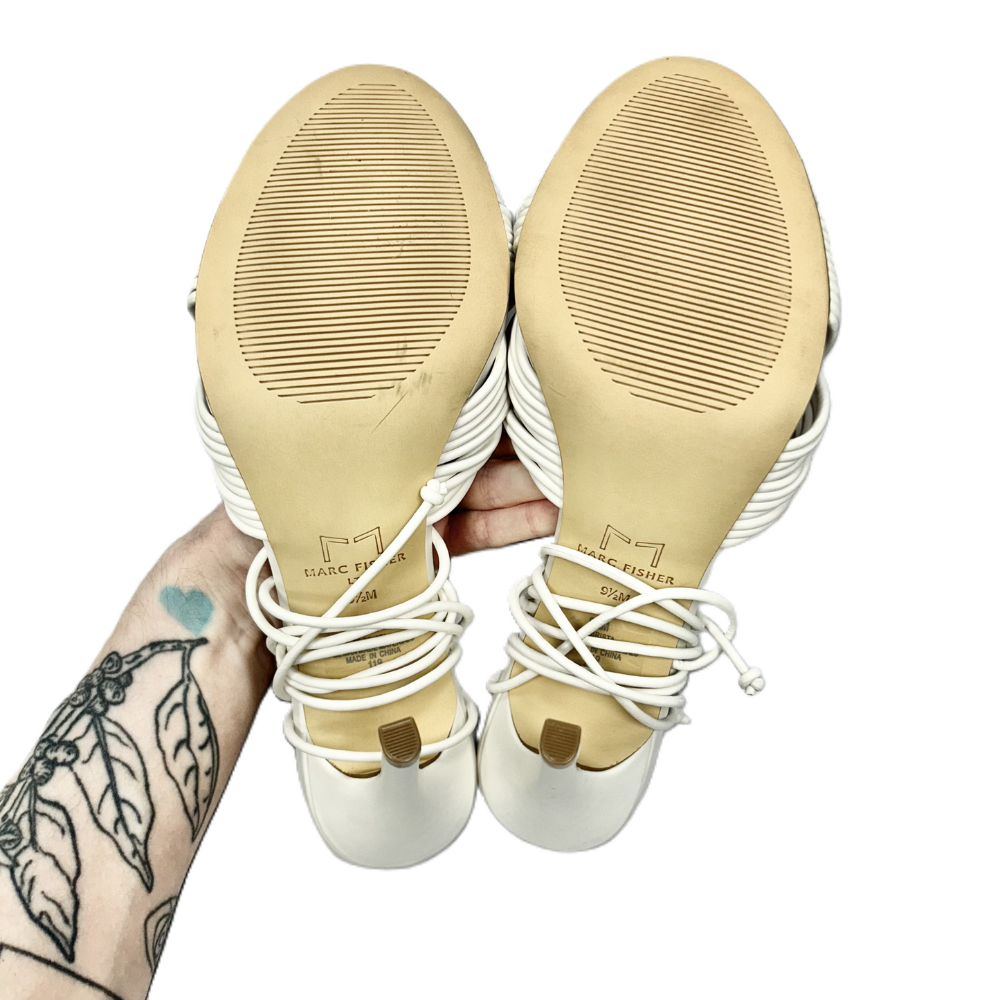 Sandals Heels Kitten By Marc Fisher  Size: 9.5