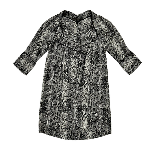 Dress Casual Short By Bcbgmaxazria In Snakeskin Print, Size: Xxs