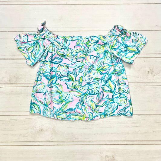 Top Short Sleeve Designer By Lilly Pulitzer  Size: S