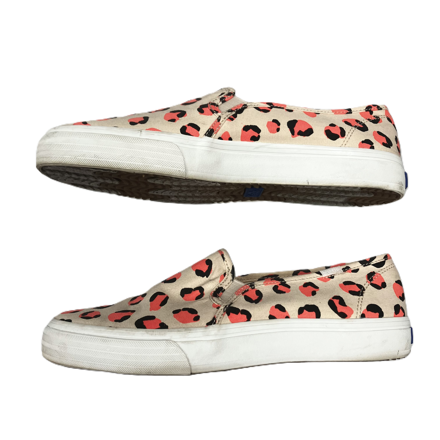 Leopard Print Shoes Flats By Keds, Size: 8