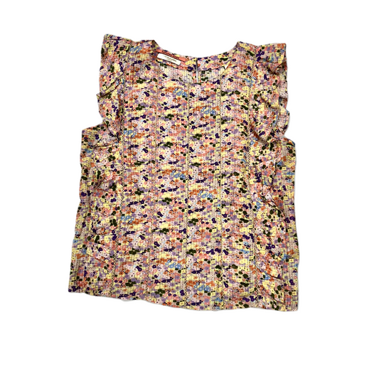 Floral Print Top Sleeveless Designer By Scotch & Soda, Size: S