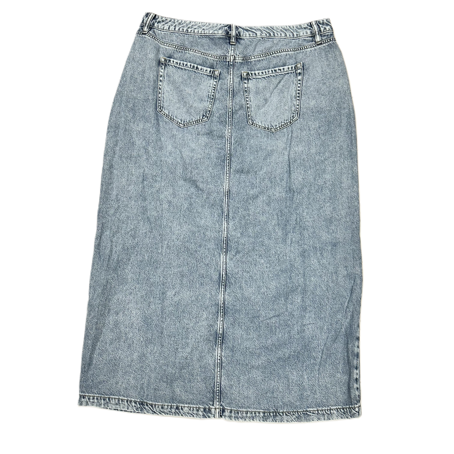 Skirt Midi By Lane Bryant In Blue Denim, Size: 18