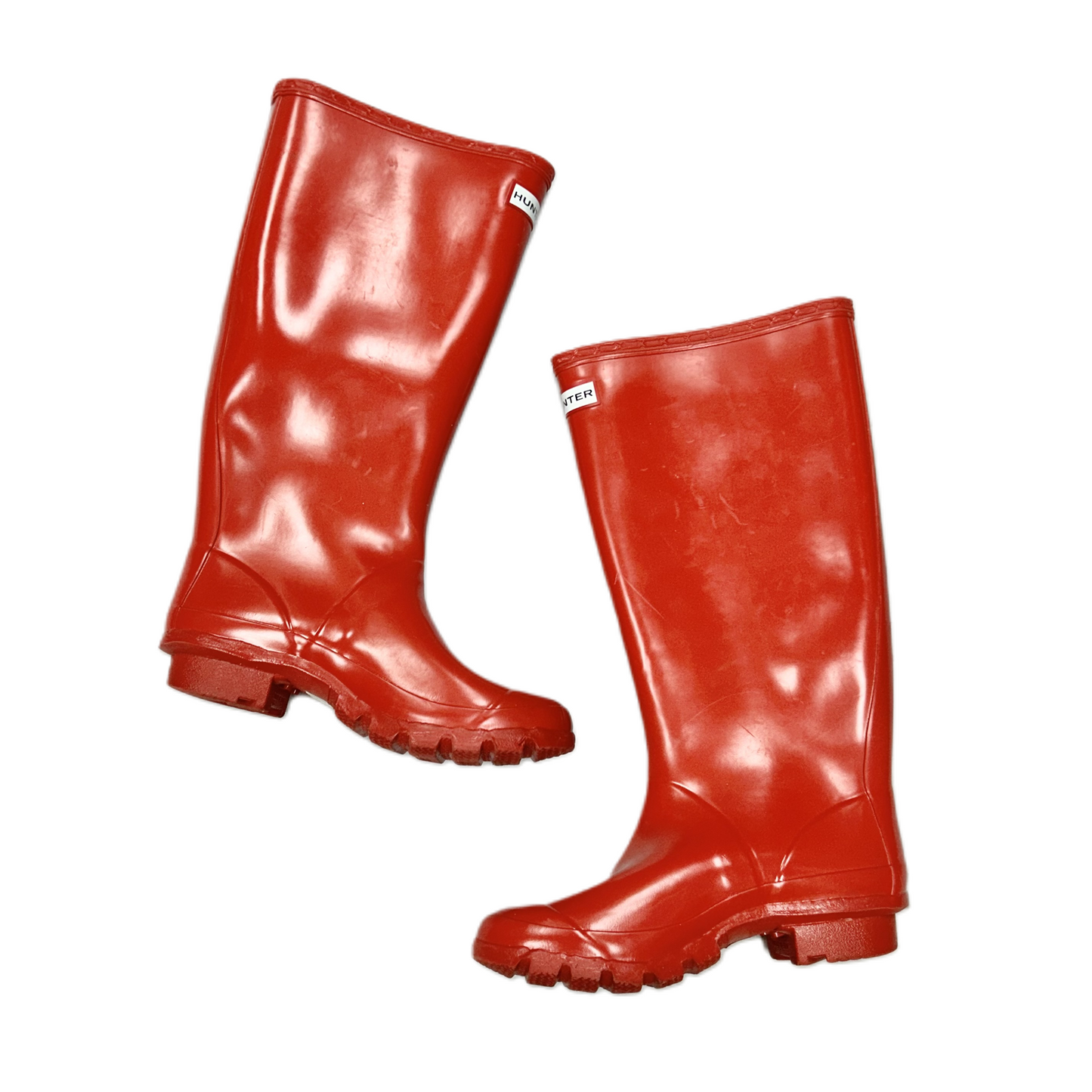 Boots Rain By Hunter In Red, Size: 6