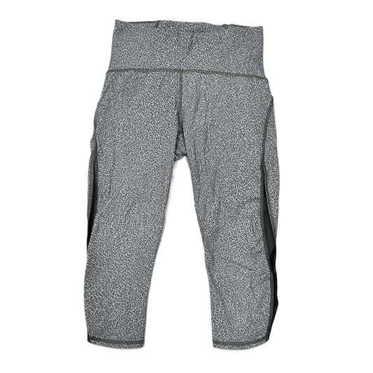 Athletic Capris By Lululemon In Grey, Size: 6