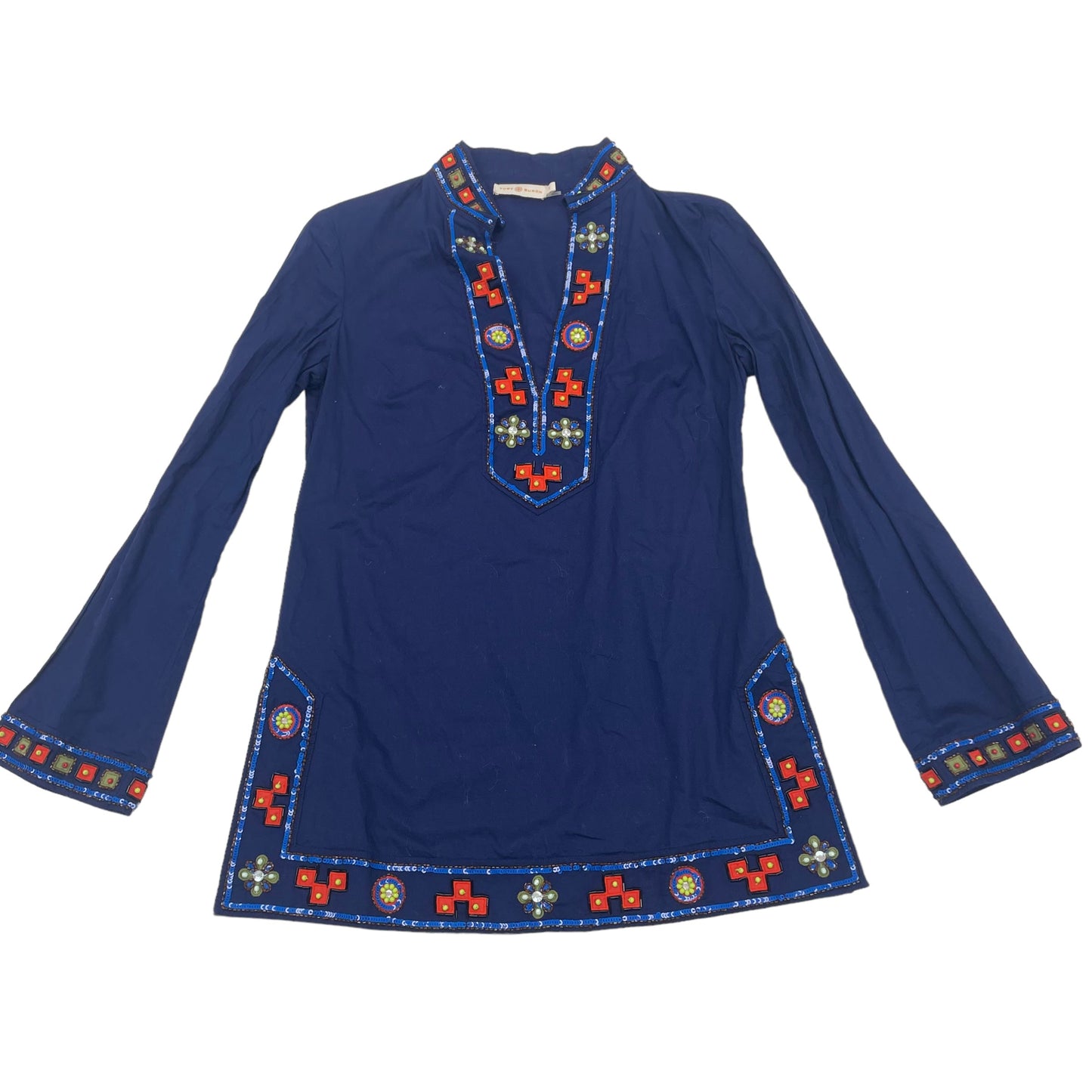 Top Long Sleeve Designer By Tory Burch  Size: S