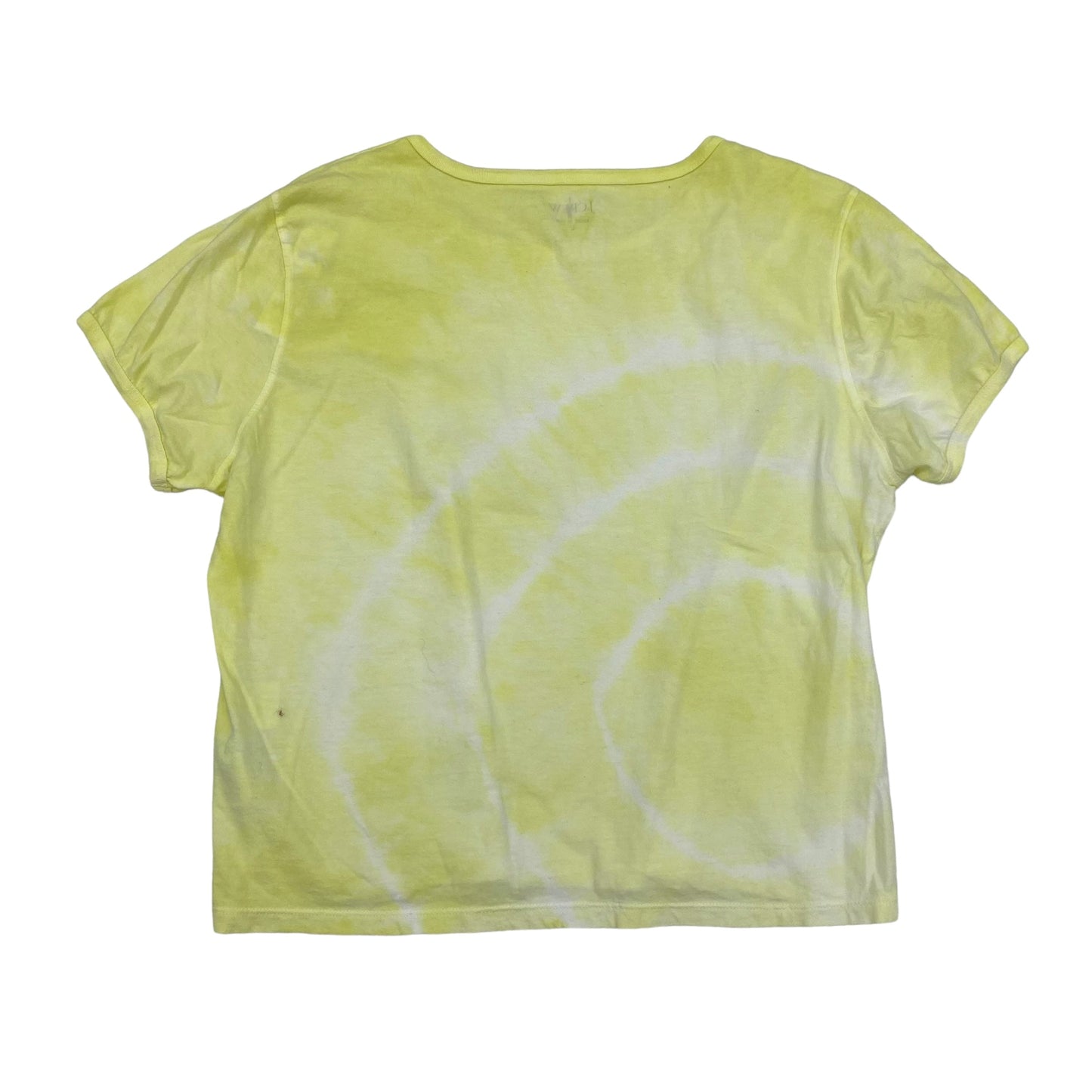 Yellow Top Short Sleeve J. Crew, Size L