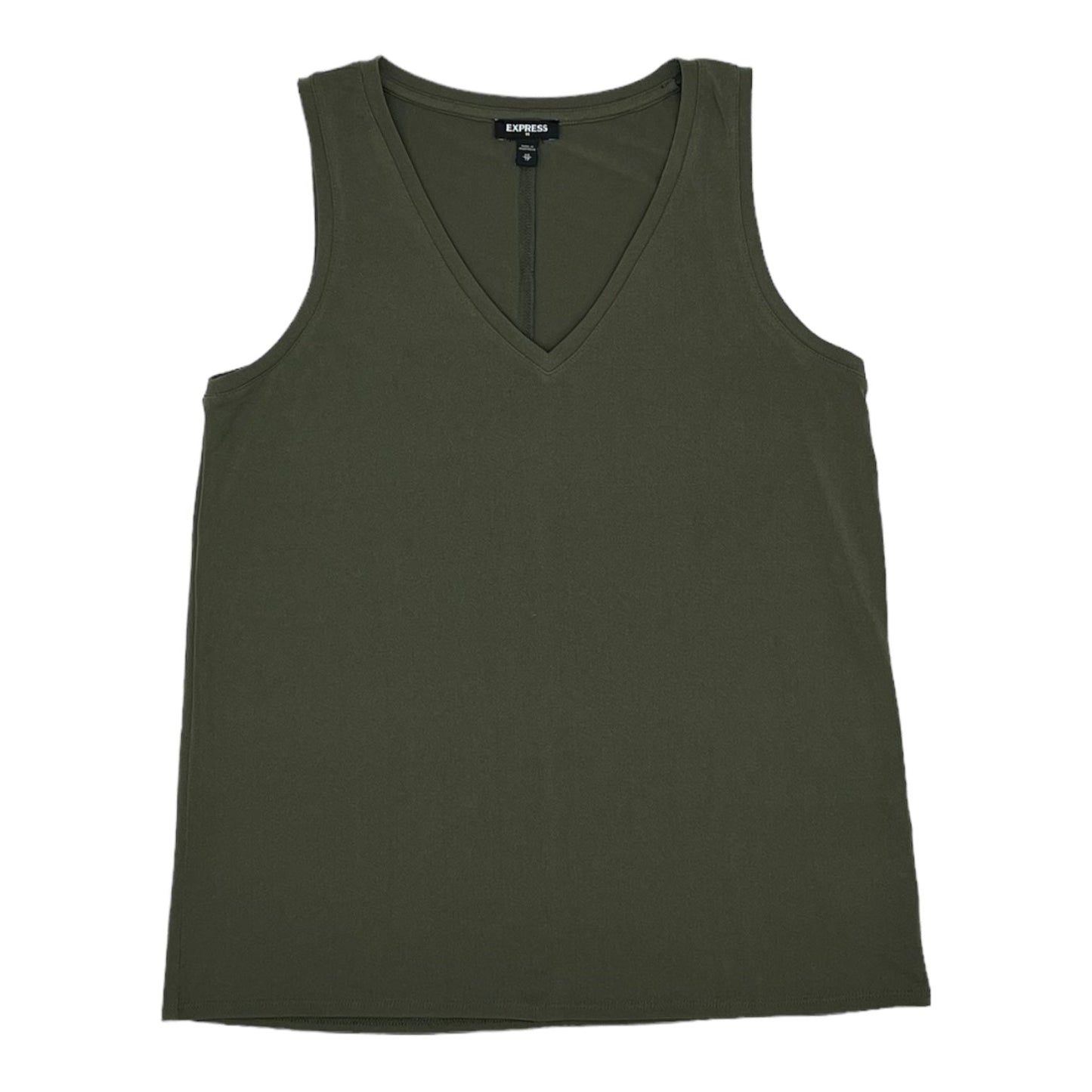 Green Top Sleeveless Express, Size Xs