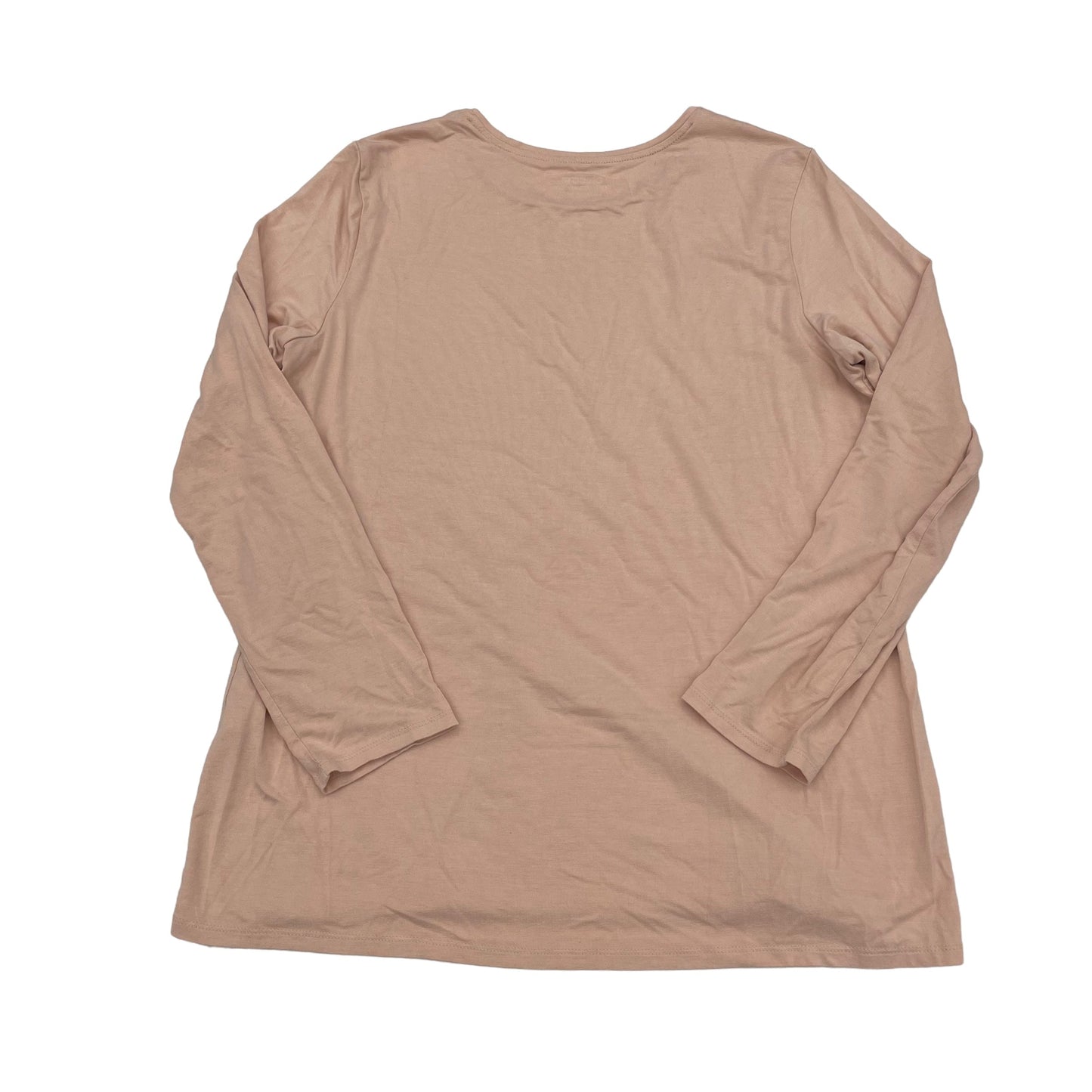 Peach Top Long Sleeve Basic Chicos, Size L