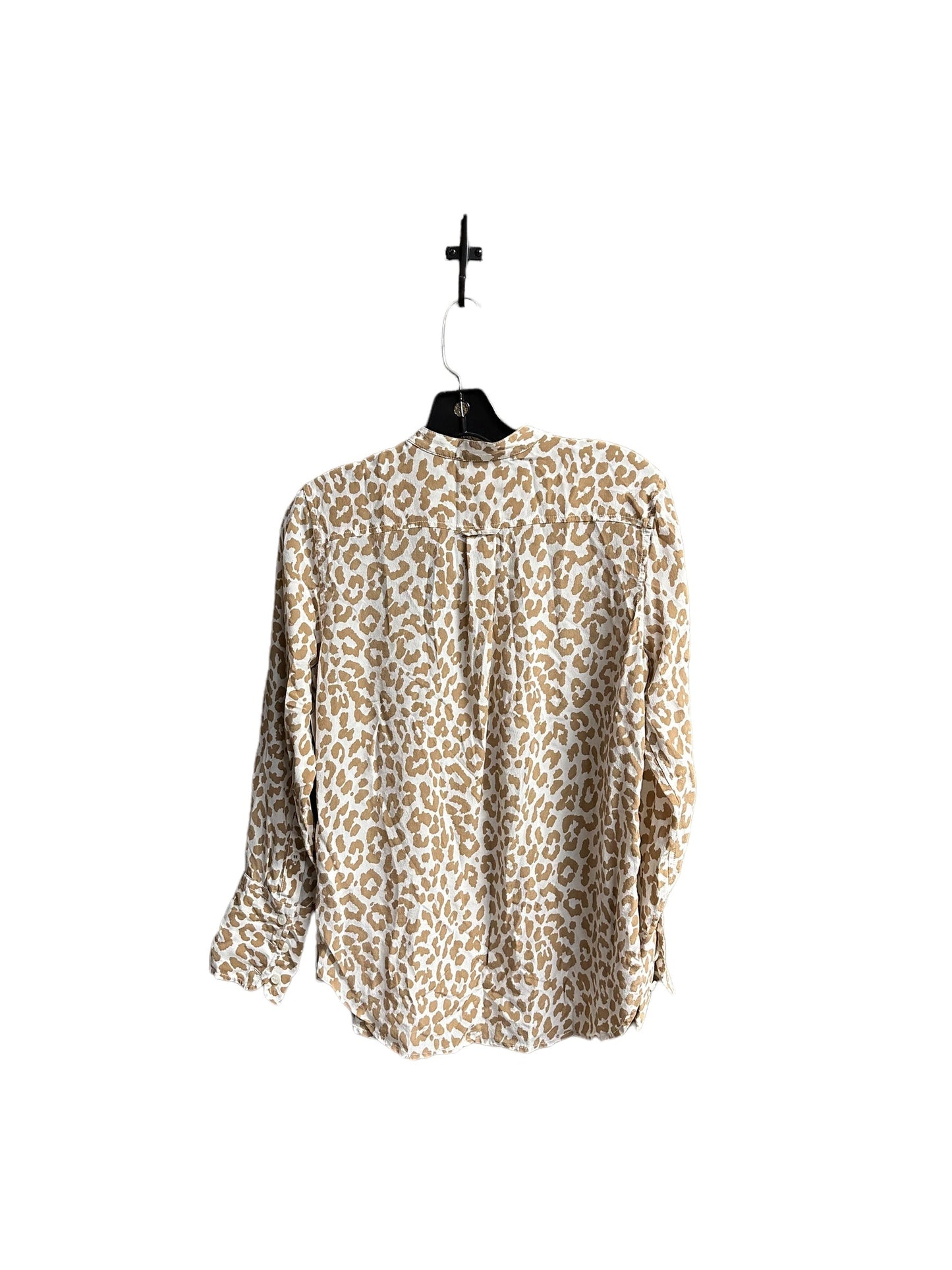 Top Long Sleeve By J. Crew In Animal Print, Size: Xs