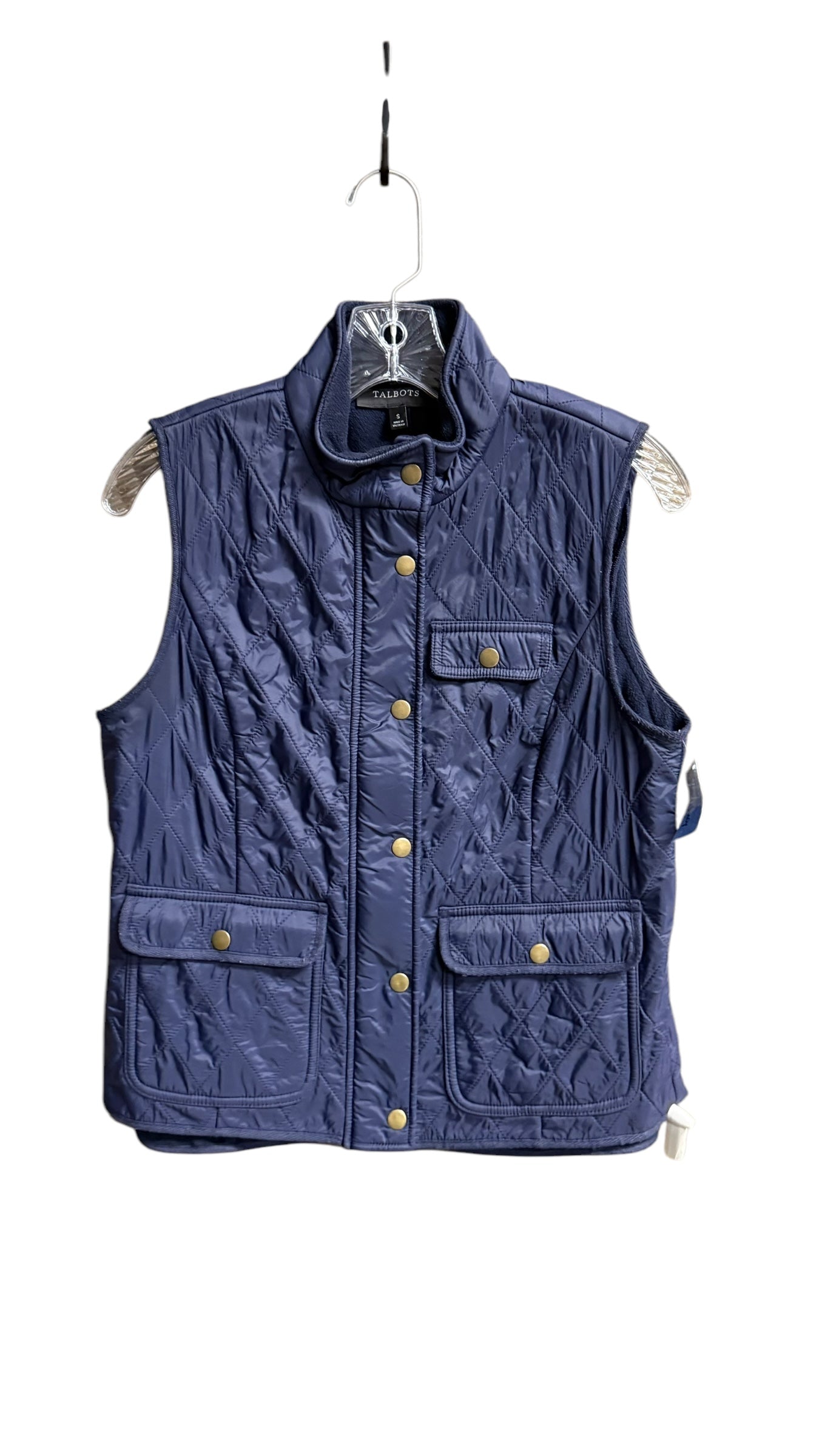 Vest Puffer & Quilted By Talbots In Navy, Size: S