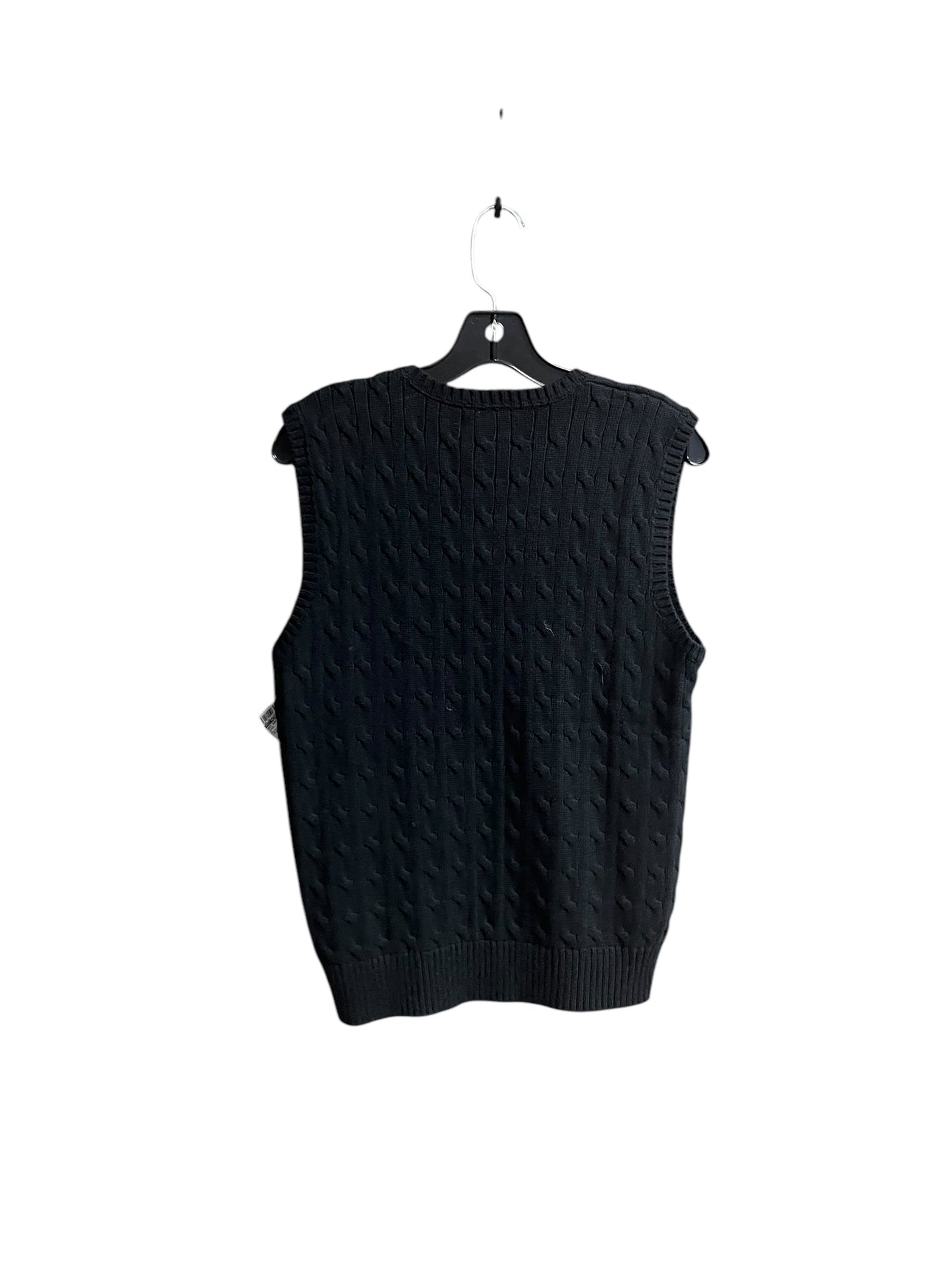 Vest Sweater By Polo Ralph Lauren In Black, Size: M