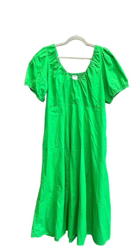 Green Dress Casual Maxi Old Navy, Size Xl