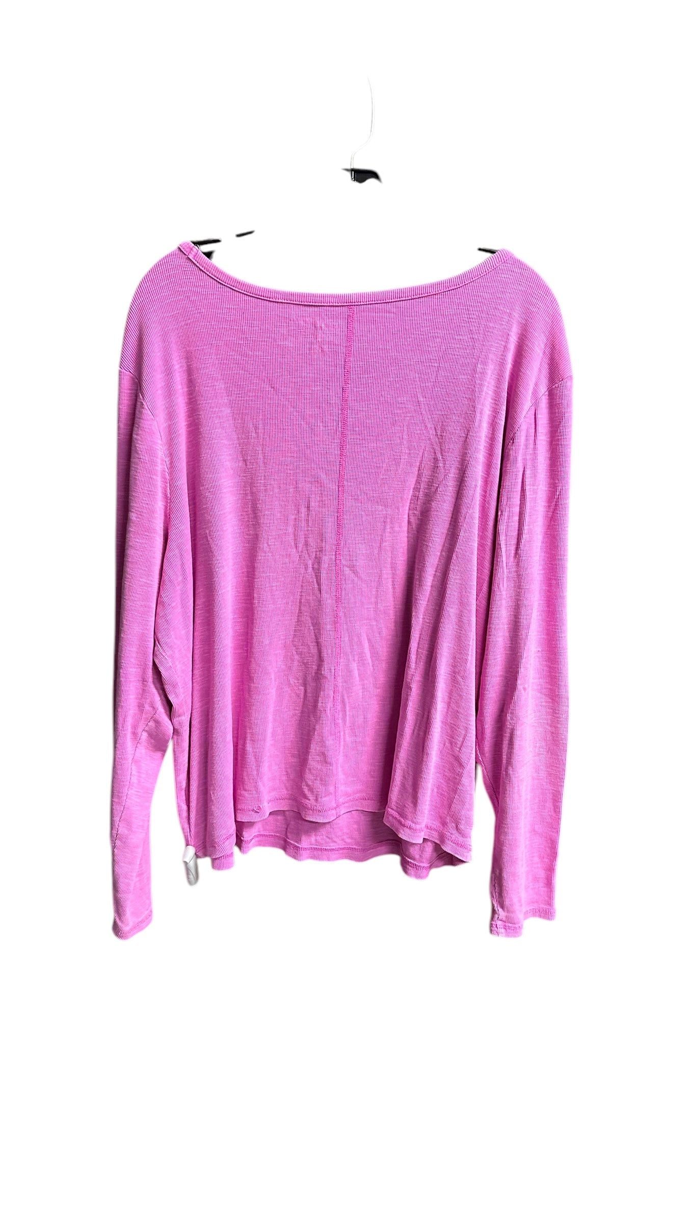 Top Long Sleeve By Universal Thread In Pink, Size: 3x