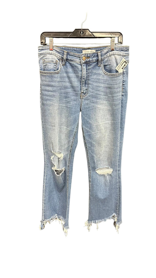 Jeans Straight By Flying Monkey In Blue Denim, Size: 8