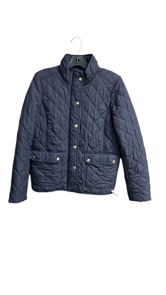 Jacket Puffer & Quilted By J. Crew In Navy, Size: M