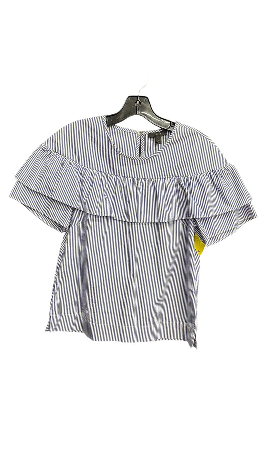 Top Short Sleeve By J. Crew In Striped Pattern, Size: S