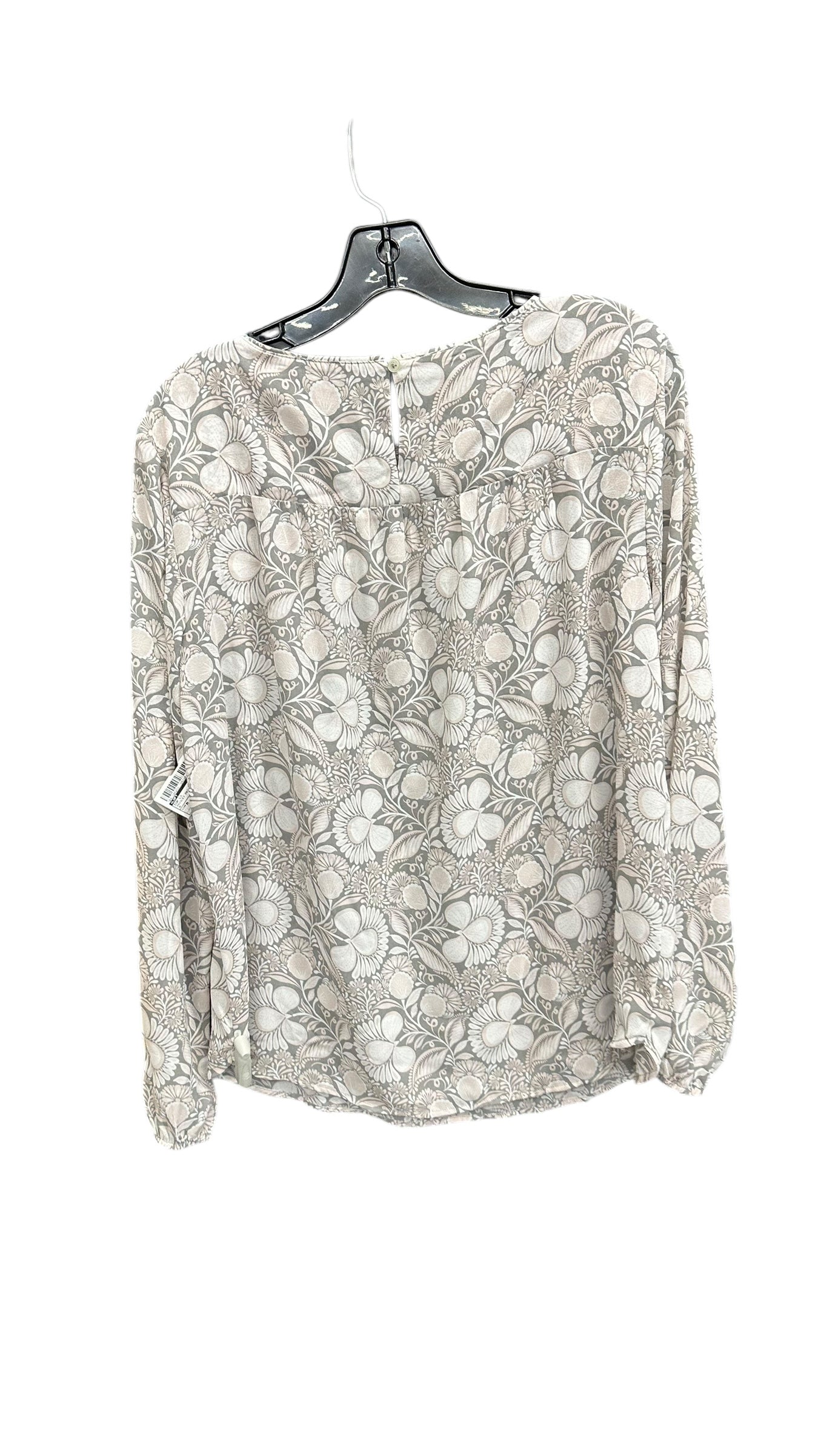 Top Long Sleeve By Loft In Paisley Print, Size: M